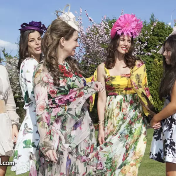 Perrine Falcone, Bárba Berger, Sonia Falcone, Christina Estrada y Sirina Juffali