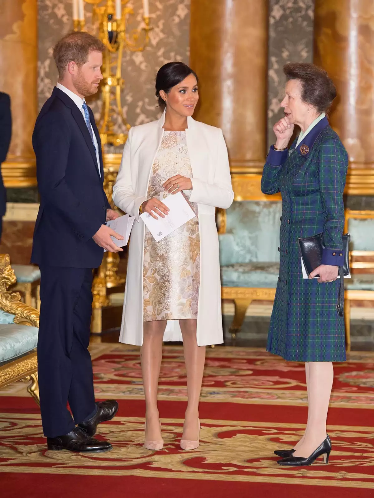 Príncipe Harry, Meghan Markle y la princesa Ana