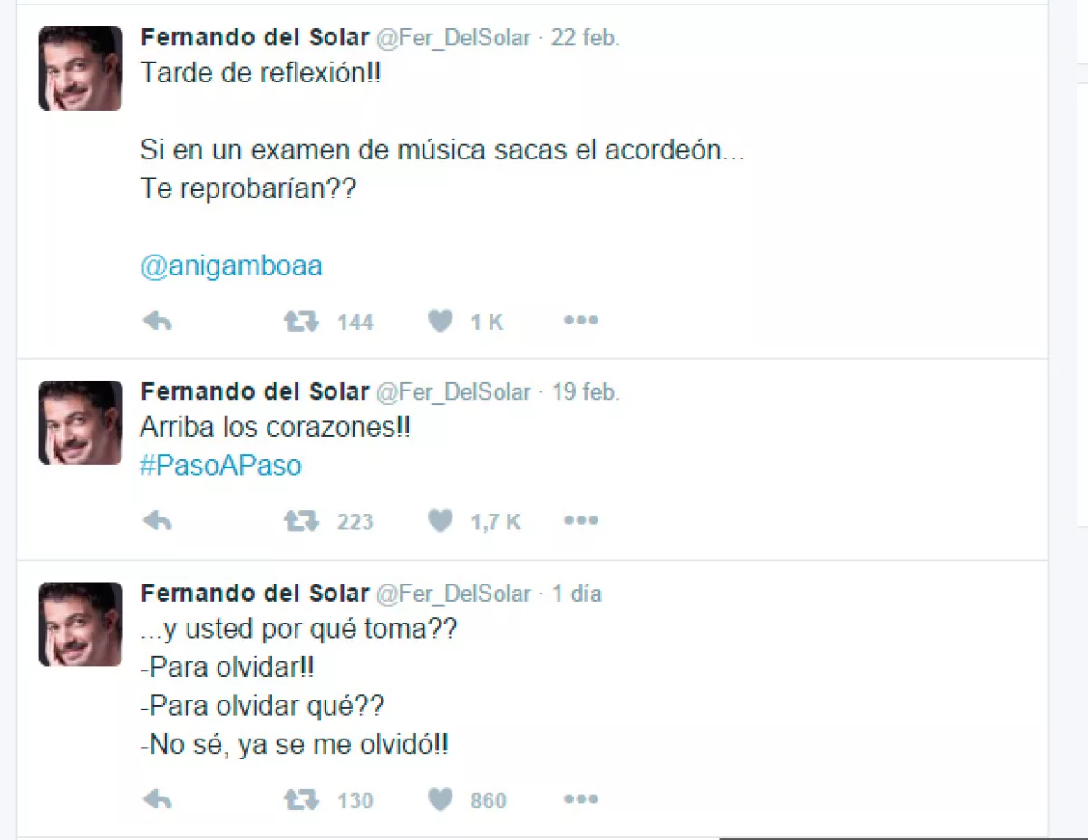 Pedicure, bromas y muchas otras cosas son las que ha dado a conocer el ex conductor de Venga La Alegría.