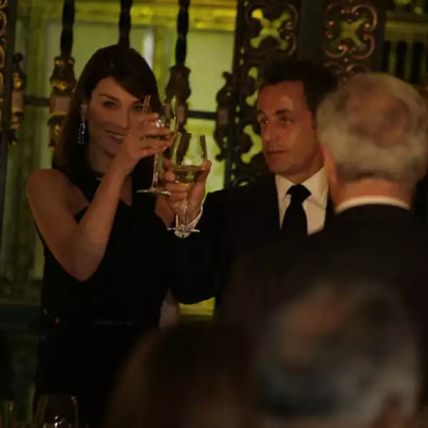 Cena Sarkozy en Palacio Nacional