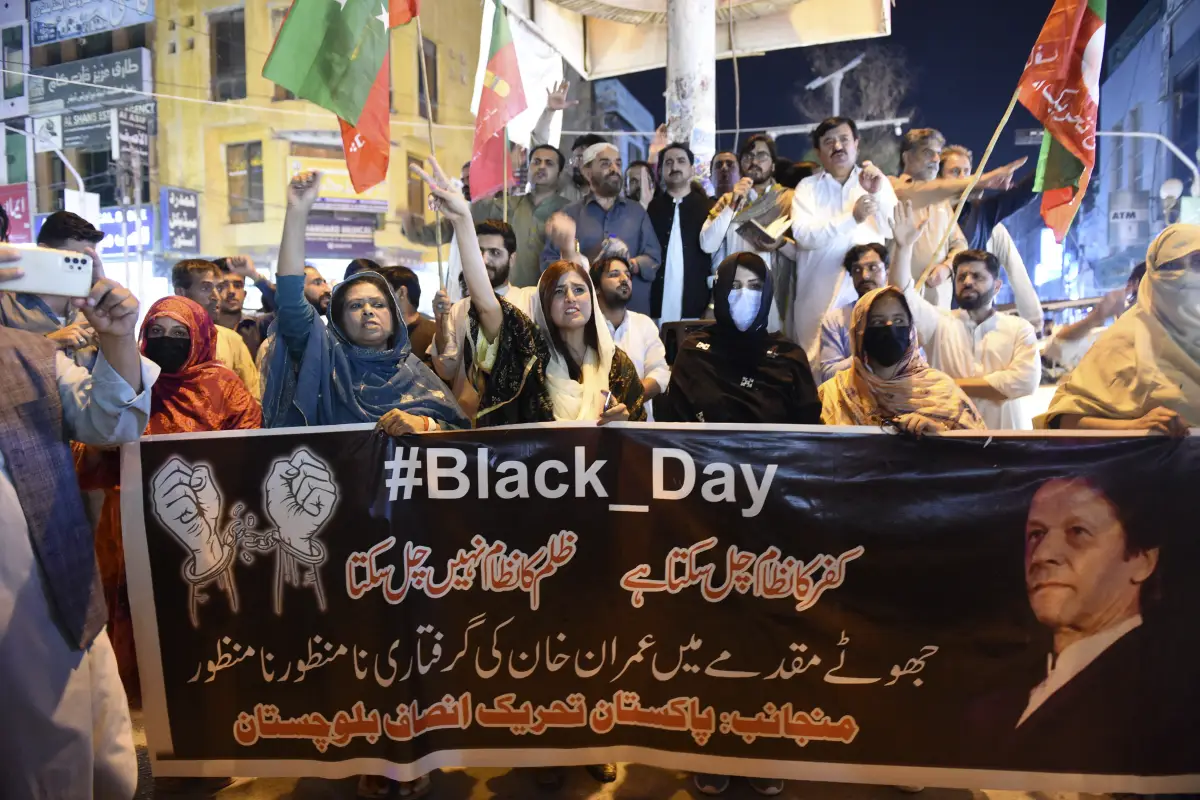 Protestas en Pakistán