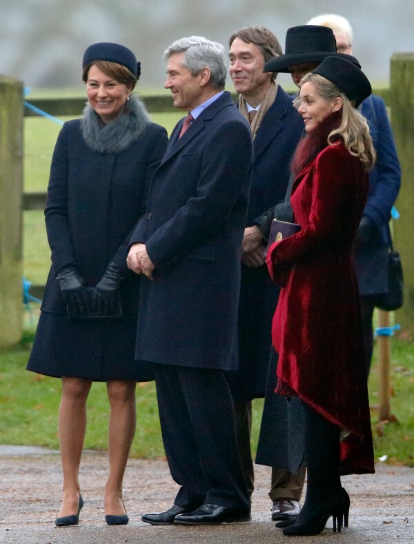 Members Of The Royal Family Attend St Mary Magdalene Church In Sandringham