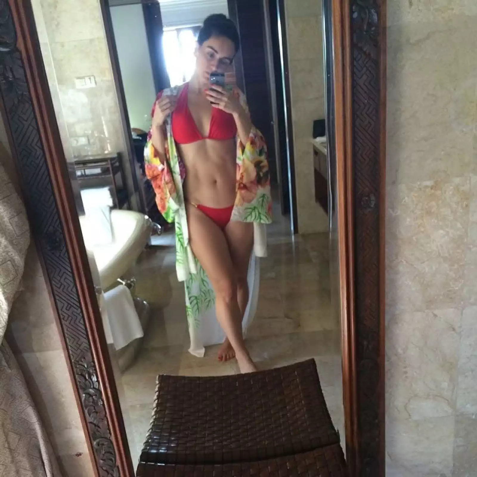 Pese a que la vanidad es parte de su vida, Ana de la Reguera se despreocupa del qué dirán.