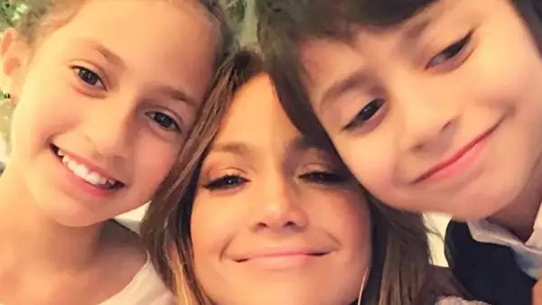 JLo con Max y Emme