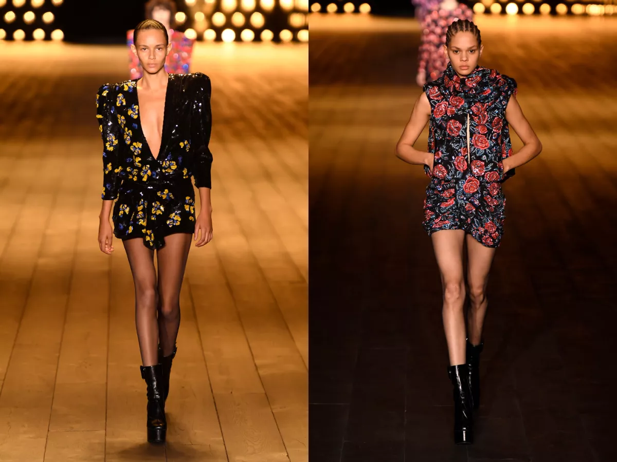 Saint Laurent show, Runway, Fall Winter 2018, Paris Fashion Week, France - 27 Feb 2018