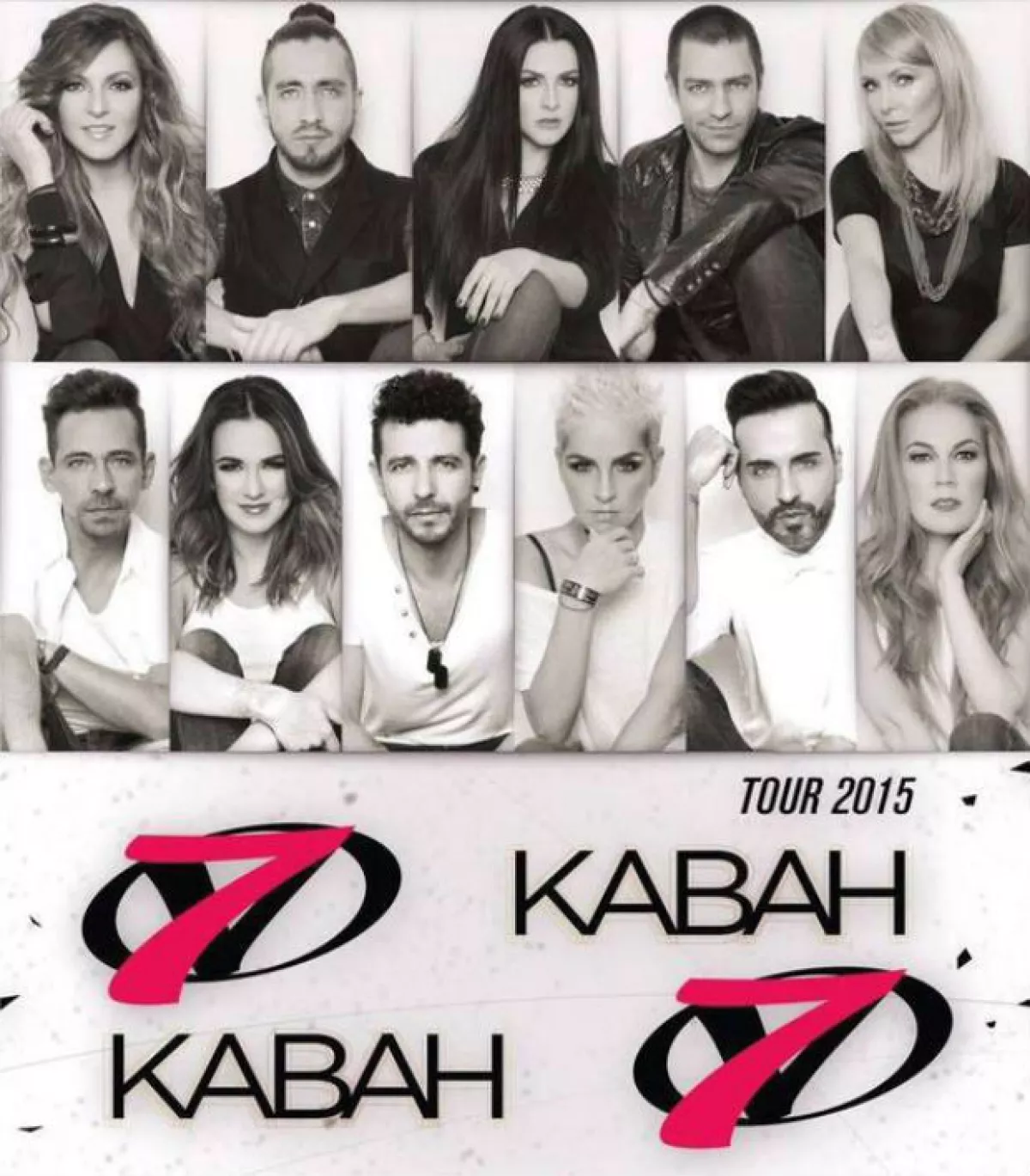 Imagen promocional de la gira de Kabah y OV7 por todo México.