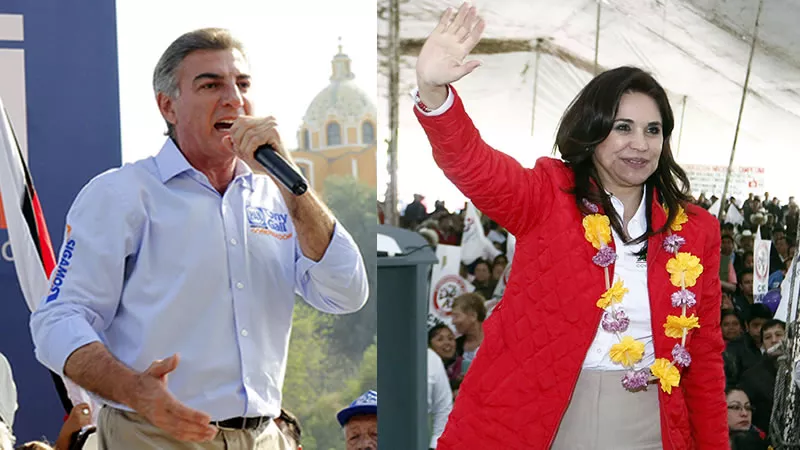 Antonio Gali Fayad del PAN y Blanca Alcalá del PRI son los candidatos que se mantienen en la carrera por la gubernatura de Puebla.