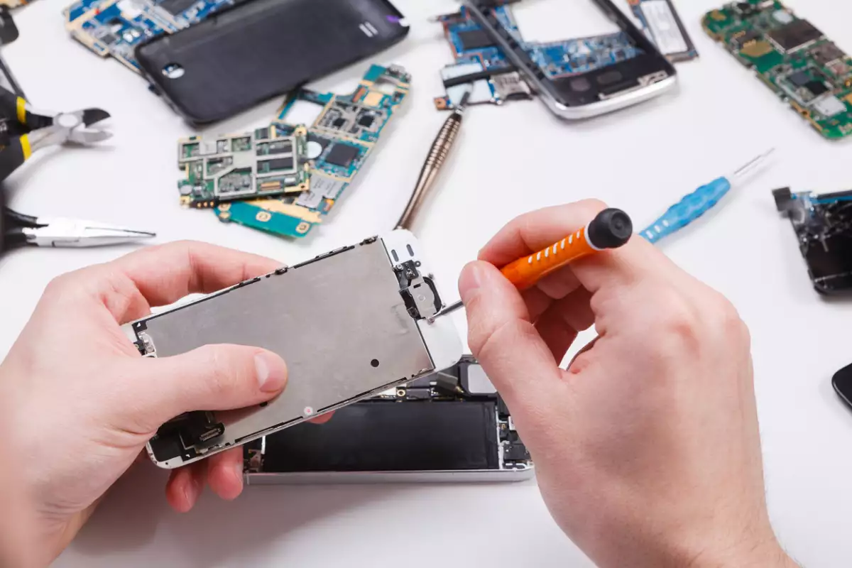 Reparación de celulares.