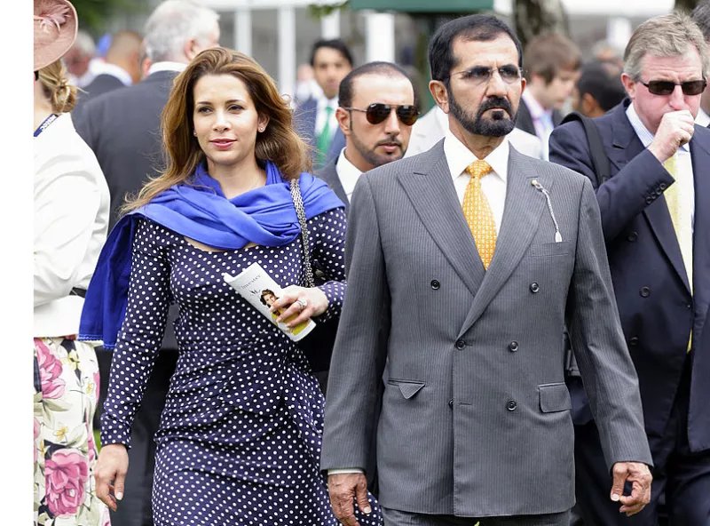 princesa Haya de Jordania y Mohamed Bin Rashid