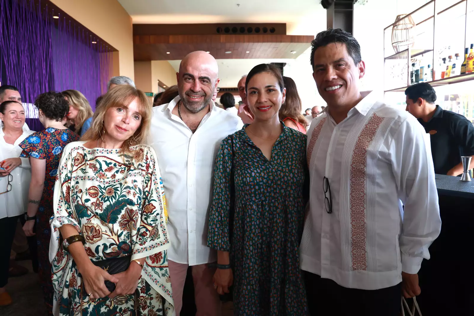 Paola Portella , Javier Esteban, Cipactli Camero y Francisco Qui