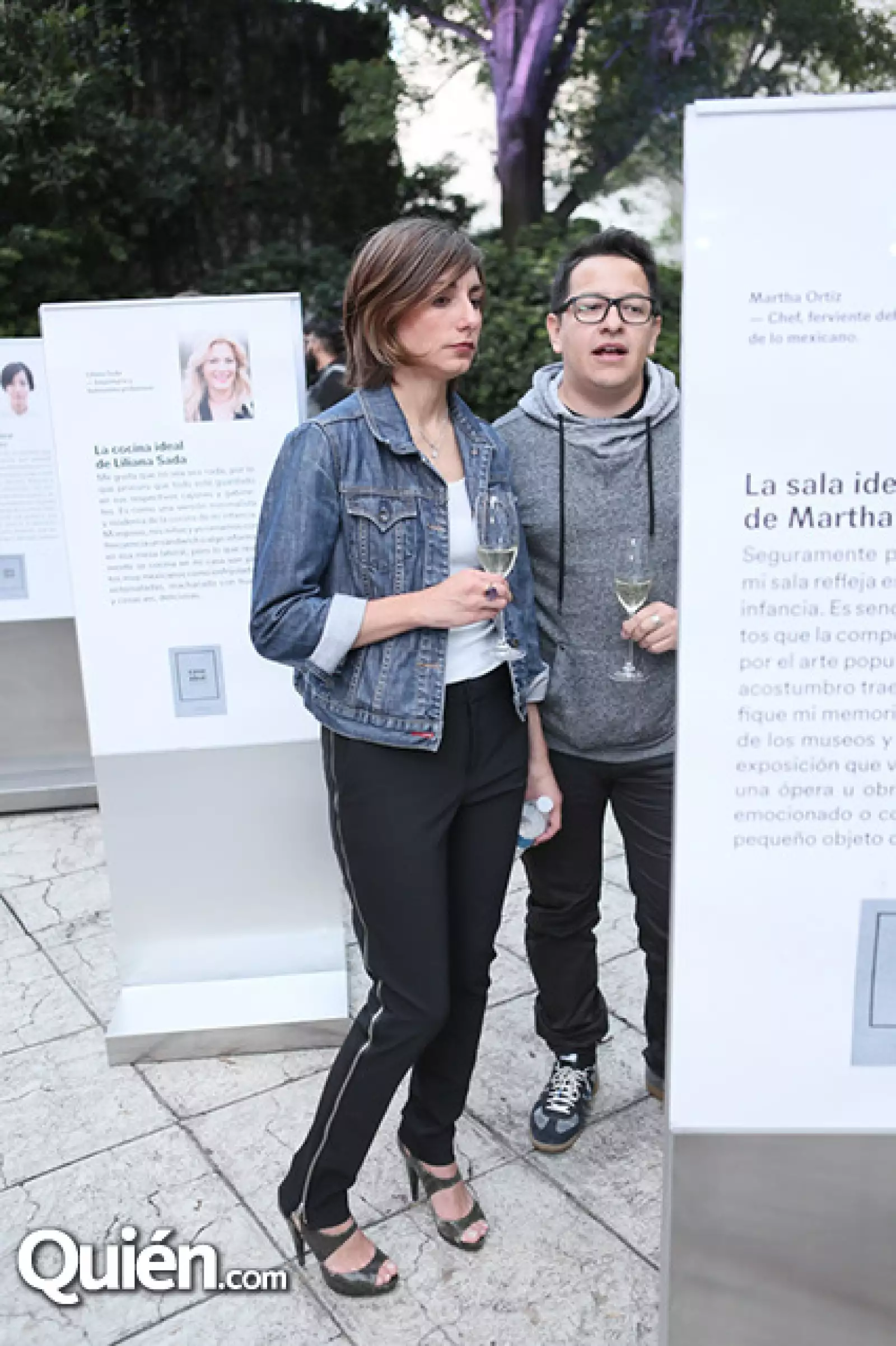 Paulina Gómez y David Franco