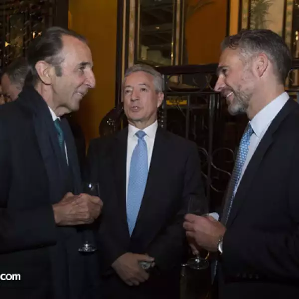 Manuel Arango, Manuel Medina Mora y Alejandro Behro