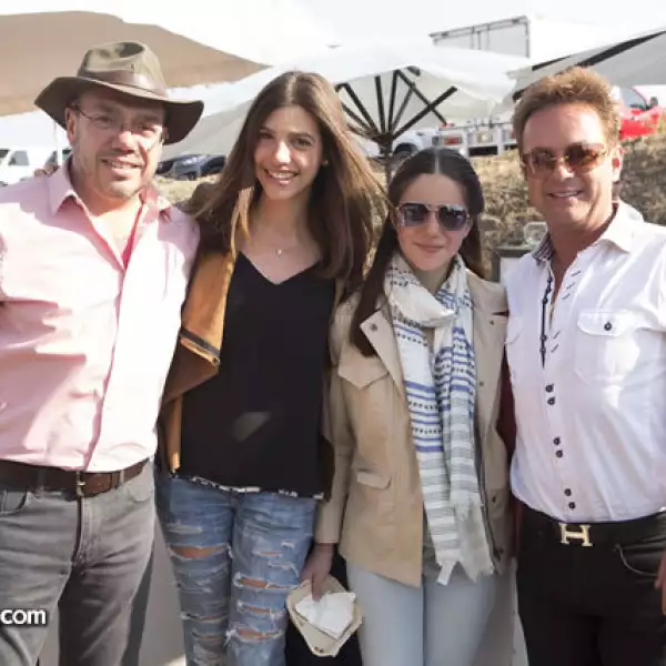Luis Bonilla, Fernanda Bonilla, Begoña Bonilla y Helio Fajardo