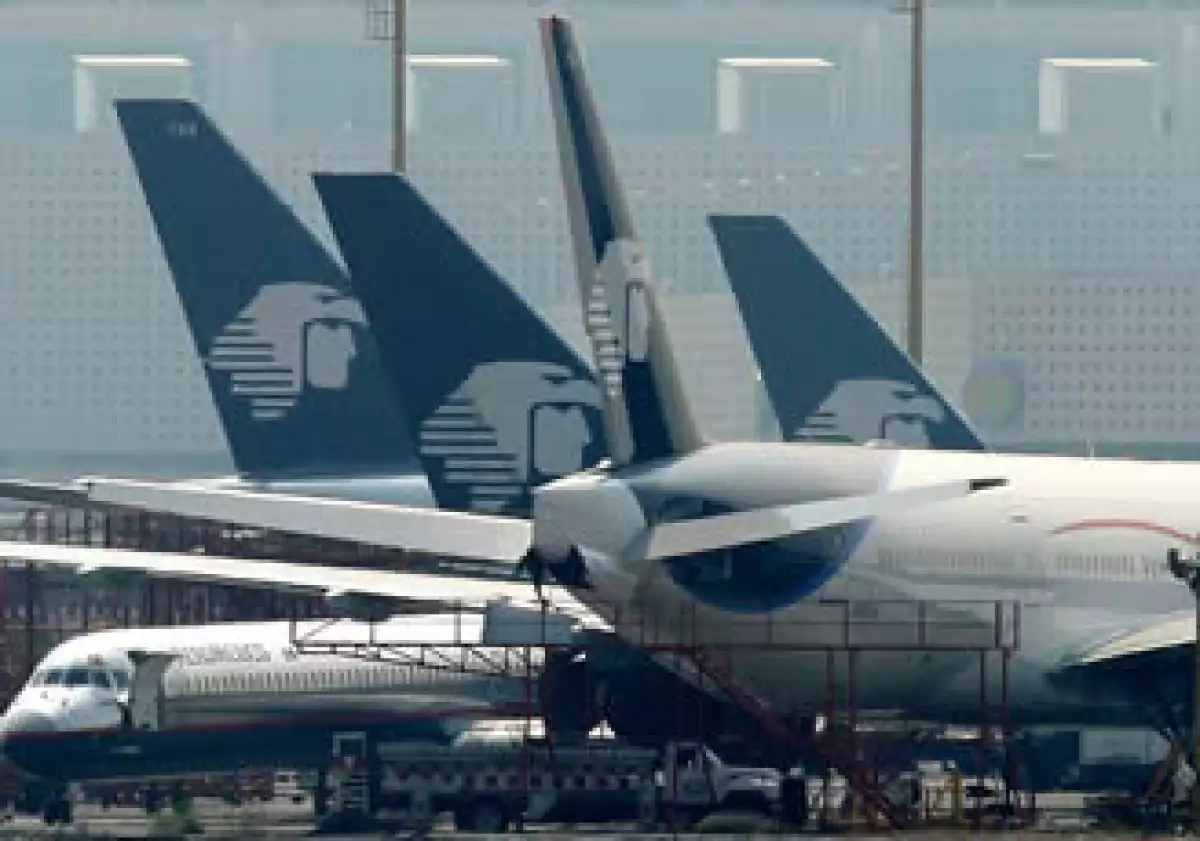 Aeroméxico canceló su vuelo proveniente de Dallas por el mal clima. (Foto: AP)