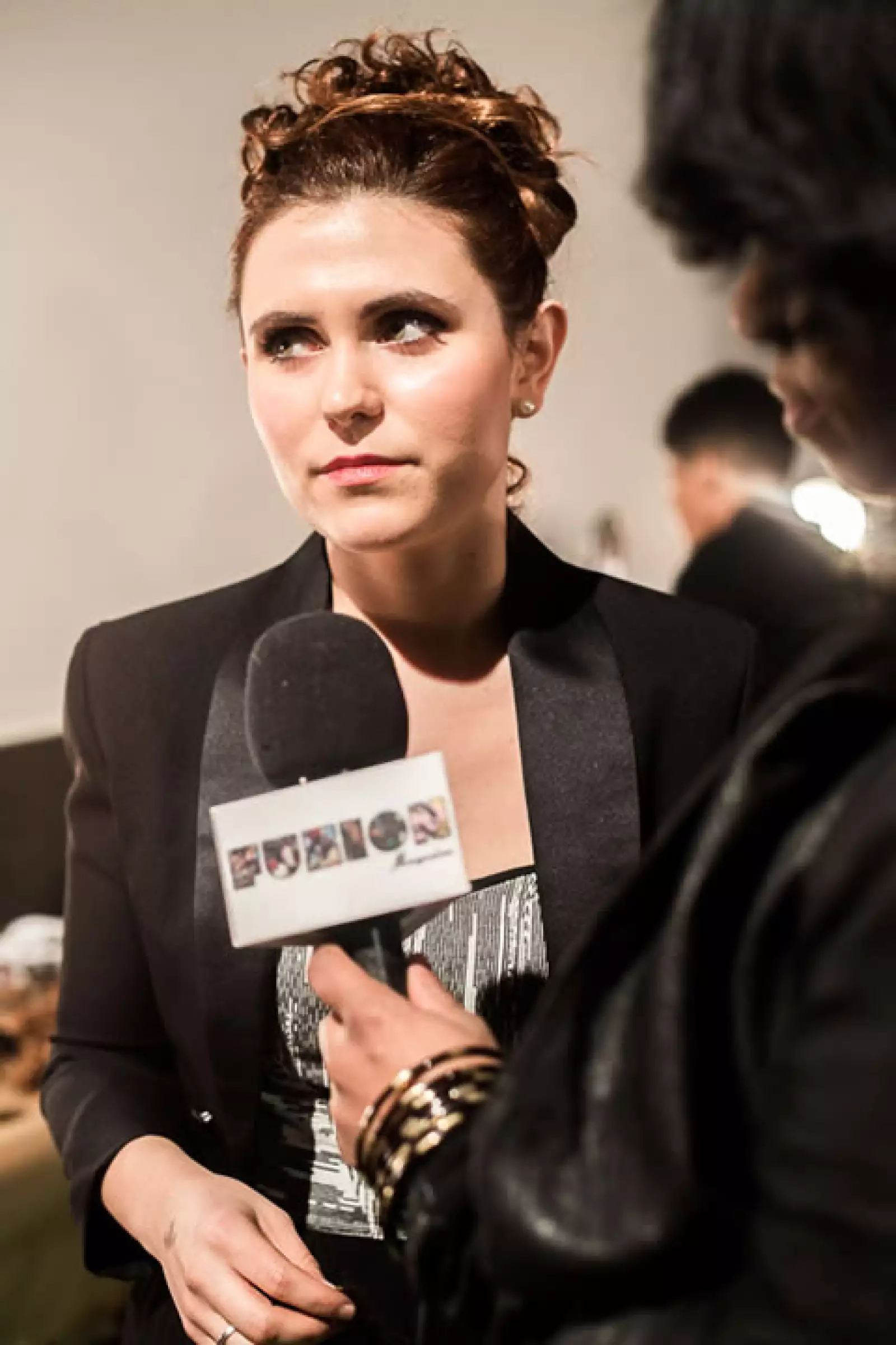 La makeup artist Mayela Vázquez estuvo a cargo del maquillaje de los modelos para el que utilizó productos Angelissima.