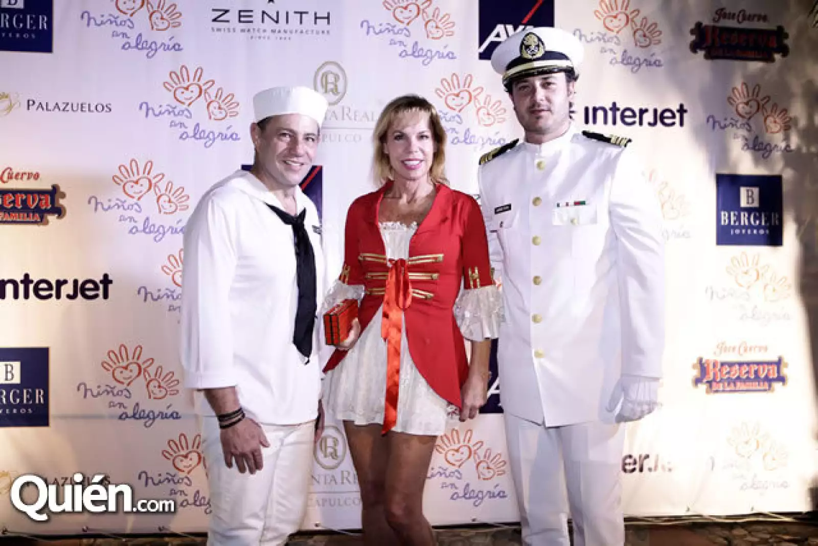 Sergio Berger, Deby Beard y Andrés Carretero