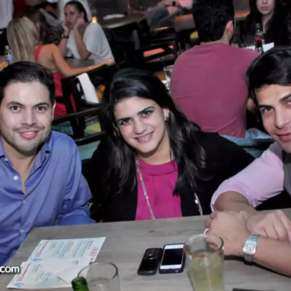 Elías González ,Marcela Zaide y Benito Herrera