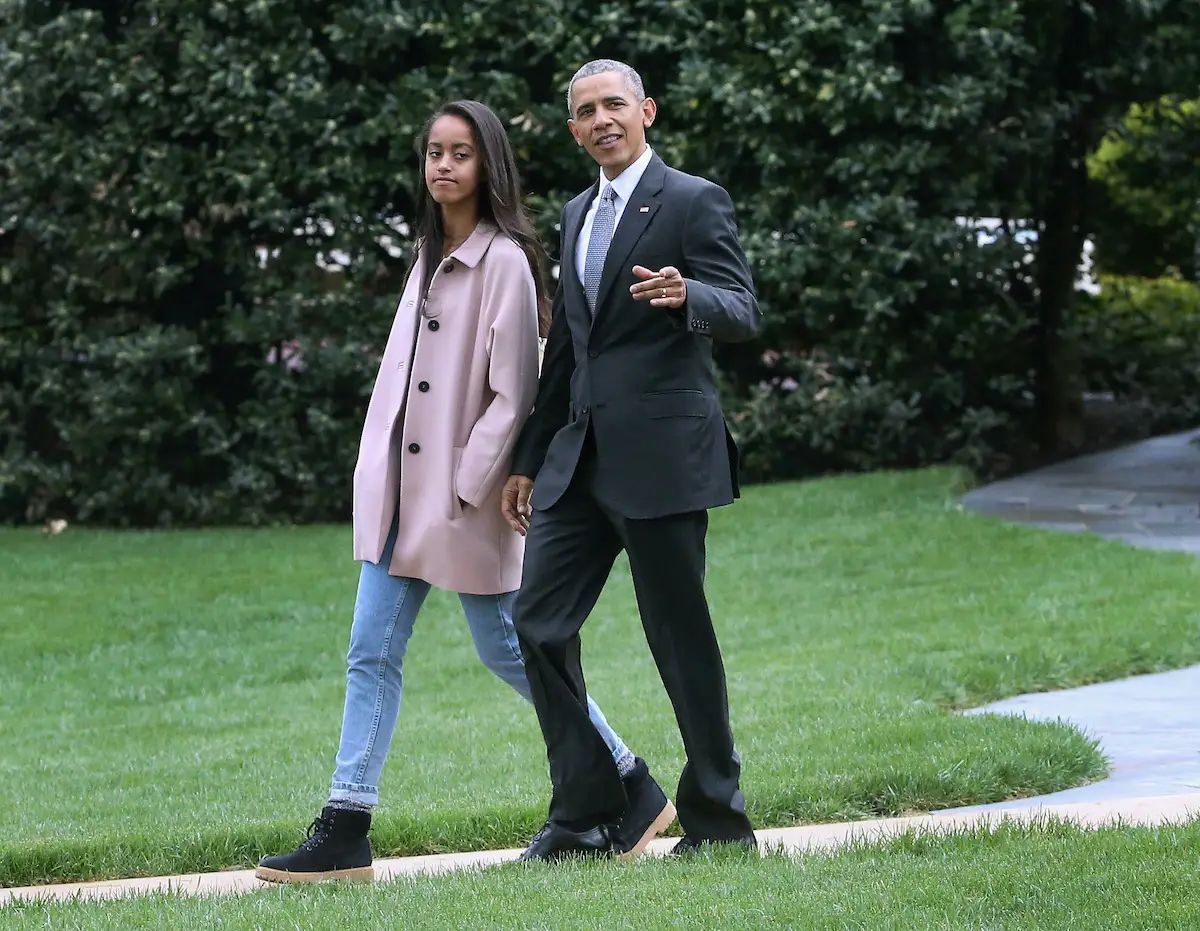 President Obama Departs The White House Enroute To Chicago