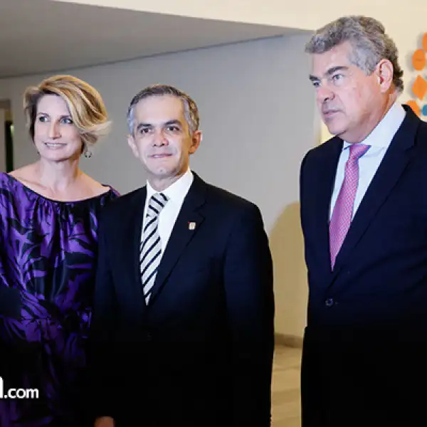 Lolita Beistegui, Miguel Ángel Mancera y Mauricio Amodio