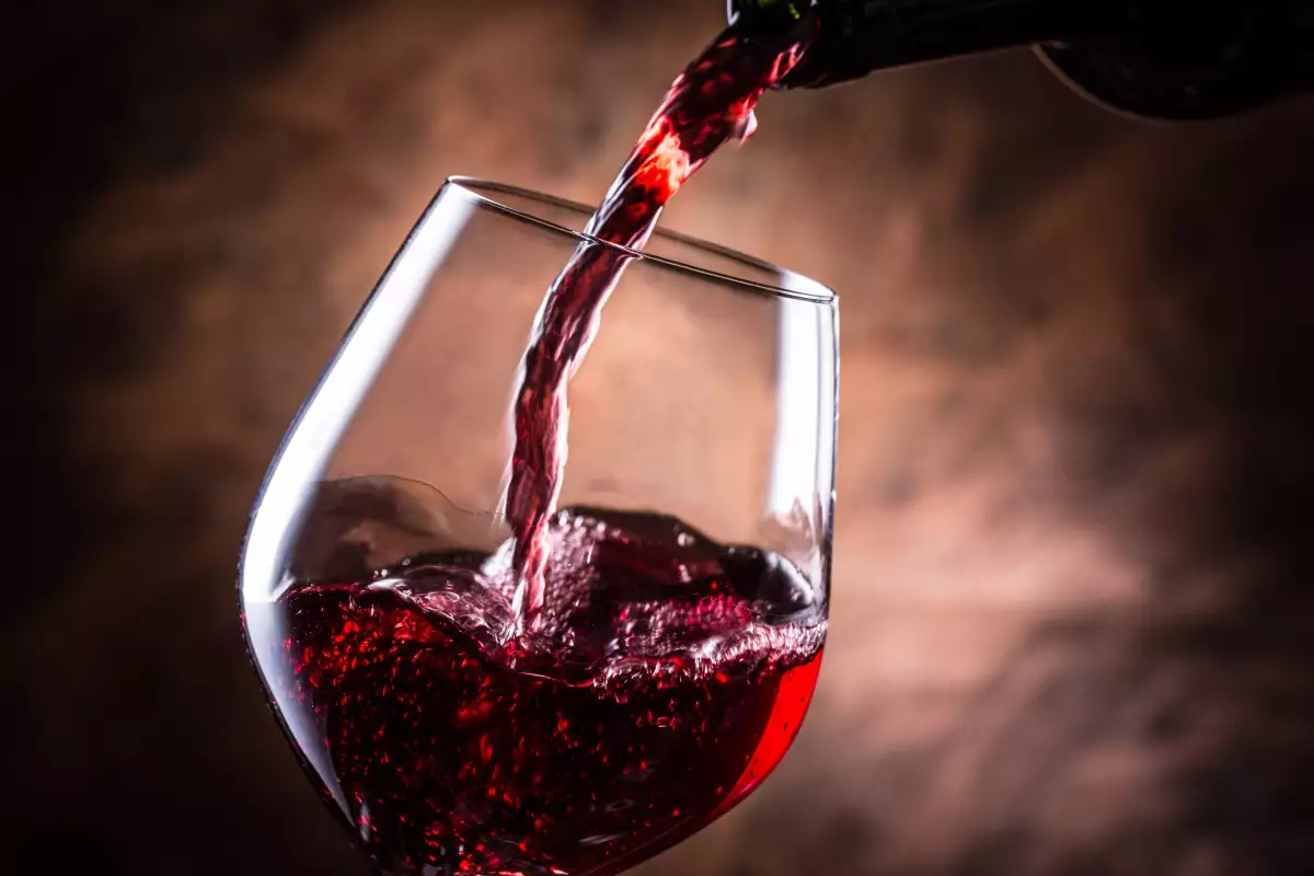 Vino tinto copa