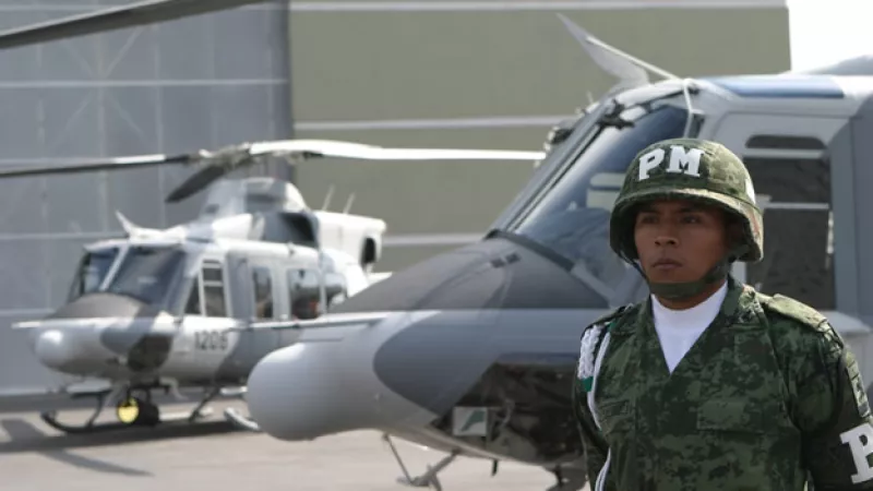 Estados Unidos donó al Ejército 5 helicópteros Bell al Ejército de México