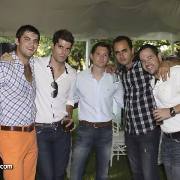 Dimitri Flores, Erick Sandoval, Carlos Godínez, Ángel Sánchez y Alejandro Ruiz
