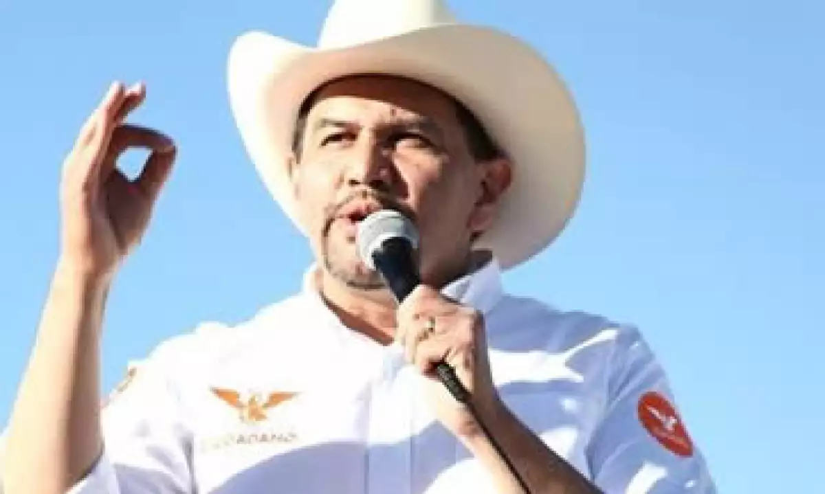 Cruz Pérez Cuellar, aspirante a la gubernatura de Chihuahua de Movimiento Ciudadano. (Foto: Facebook)