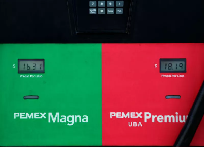 bomba de gasolinera de Pemex