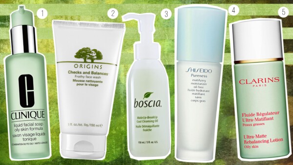 Clinique, Origins, Boscia, Shiseido y Clarins.