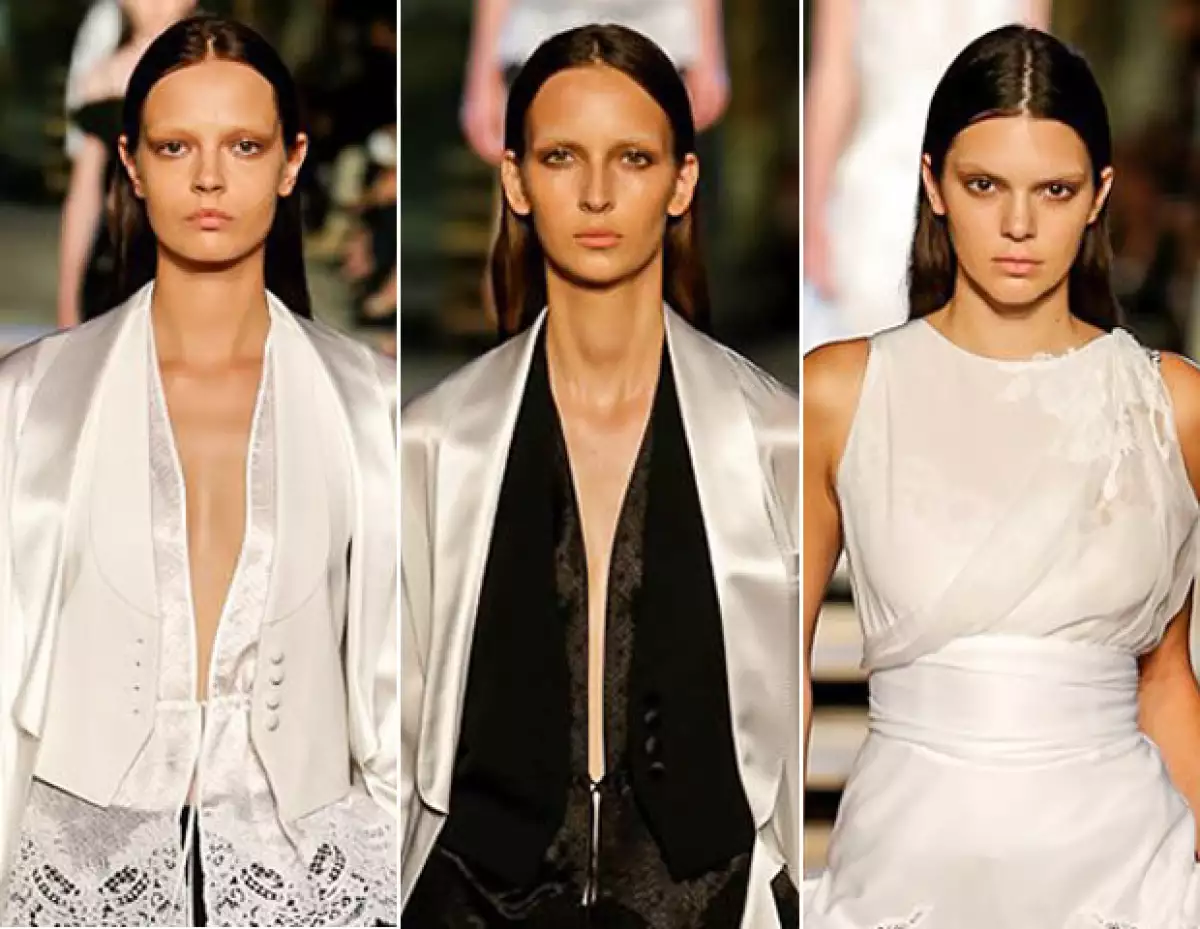 Los ojos fueron los protagonistas en el beauty look de Givenchy