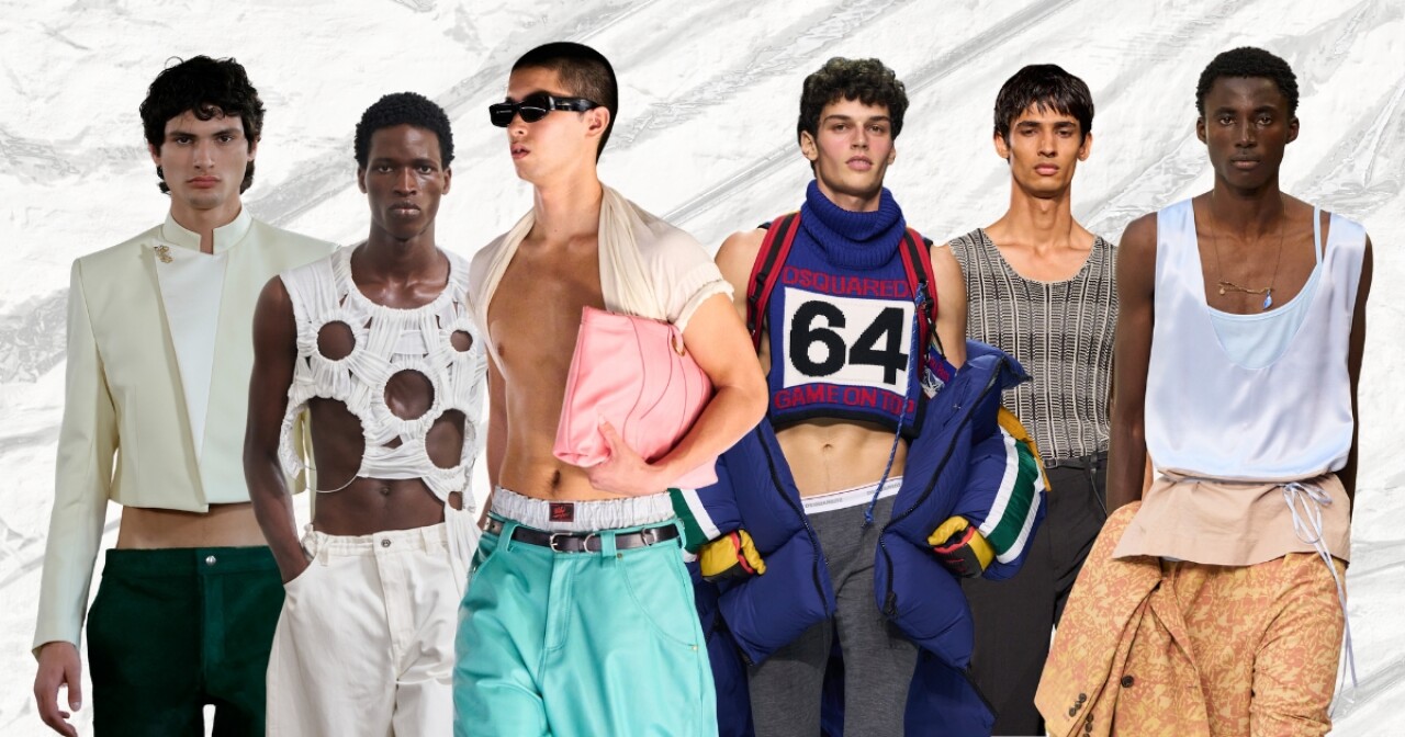 ¿Crop tops para hombres? ¿Sí o no?