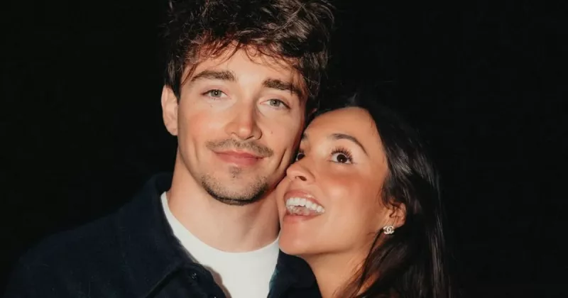 Charles Leclerc y Alexandra Saint Mleux 
