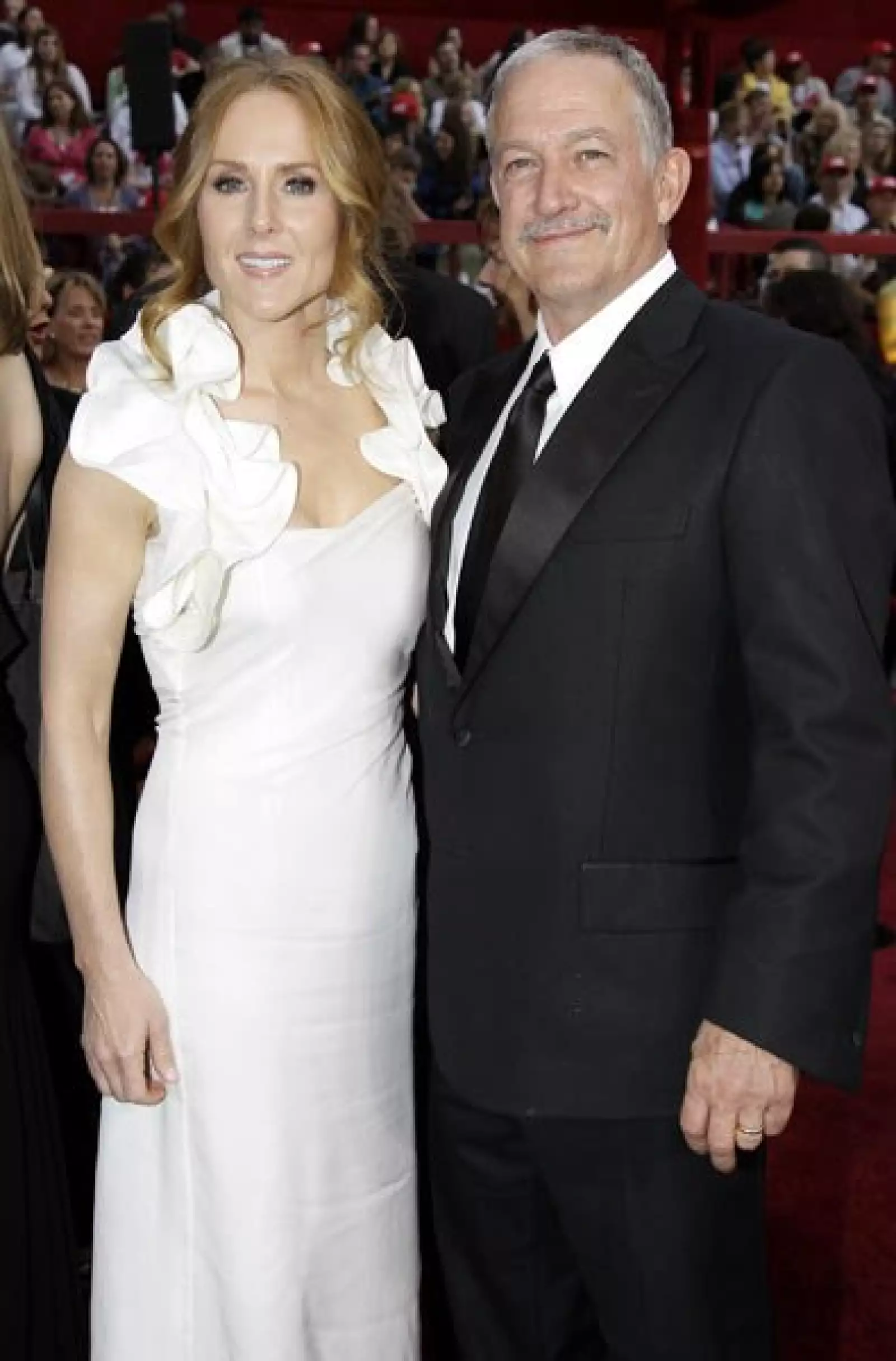 Los productores de la cinta Preciosa, Sarah Siegel-Magness y Gary Magness.