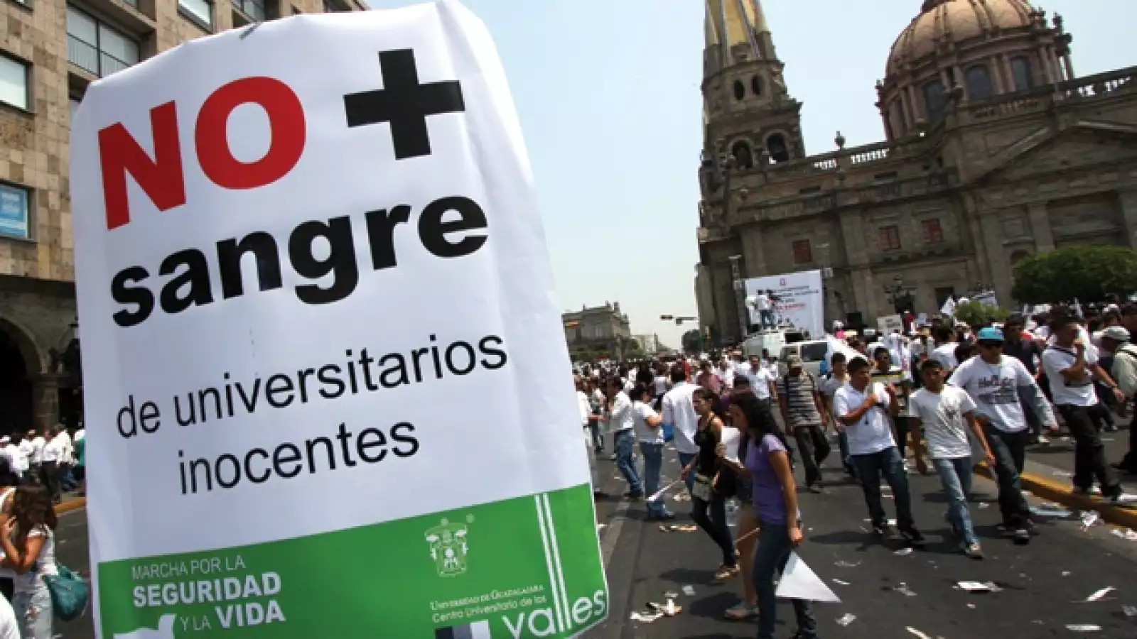 marcha estudiantes no violencia