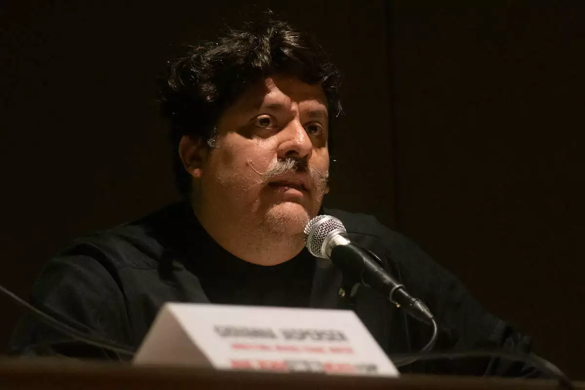 Ricardo Lozano durante la conferencia de prensa