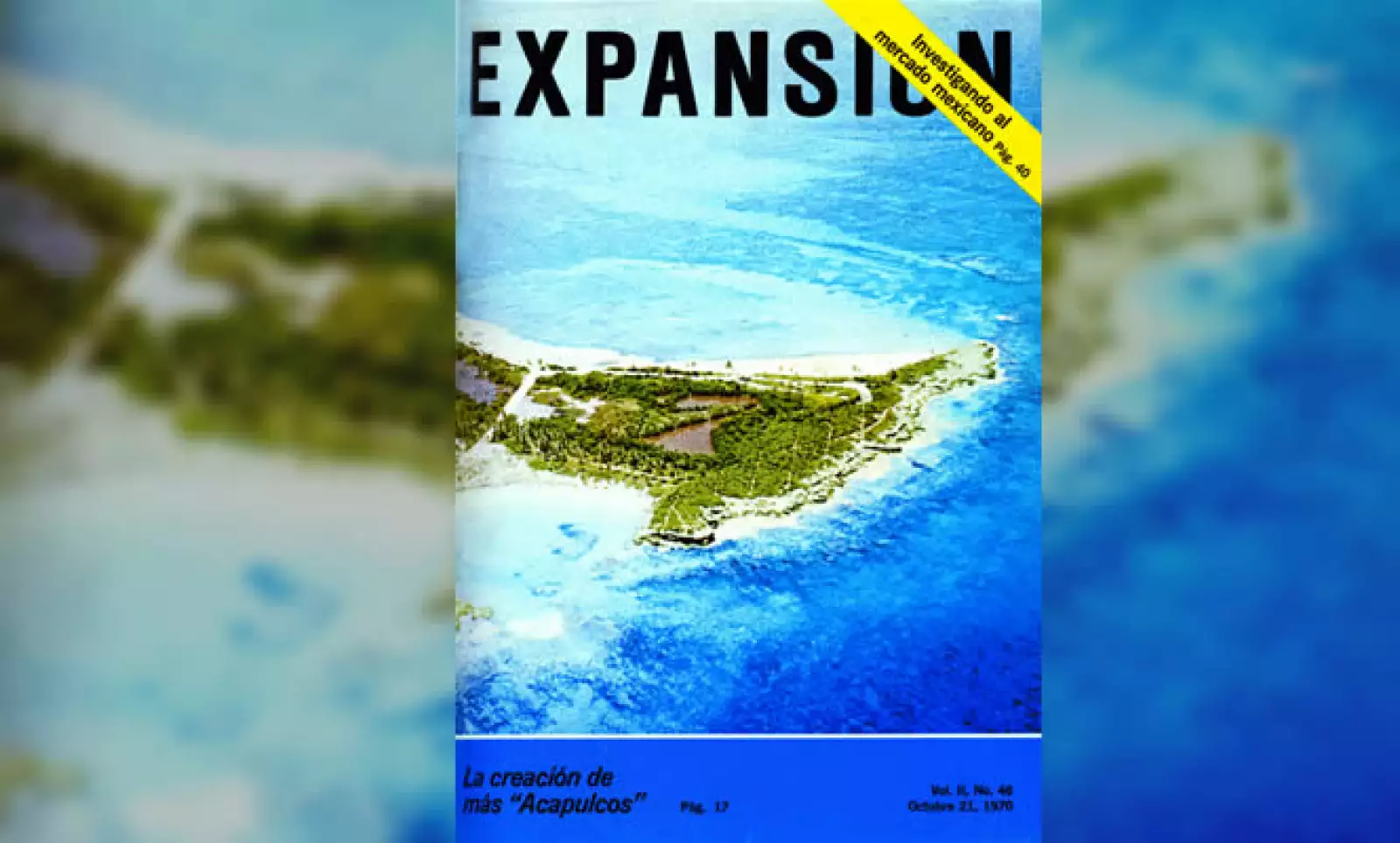 En la década de los setenta, Cancún, es el centro atención al dejar de ser una isla desierta para convertirse en uno de los destinos turísticos más importantes de México.