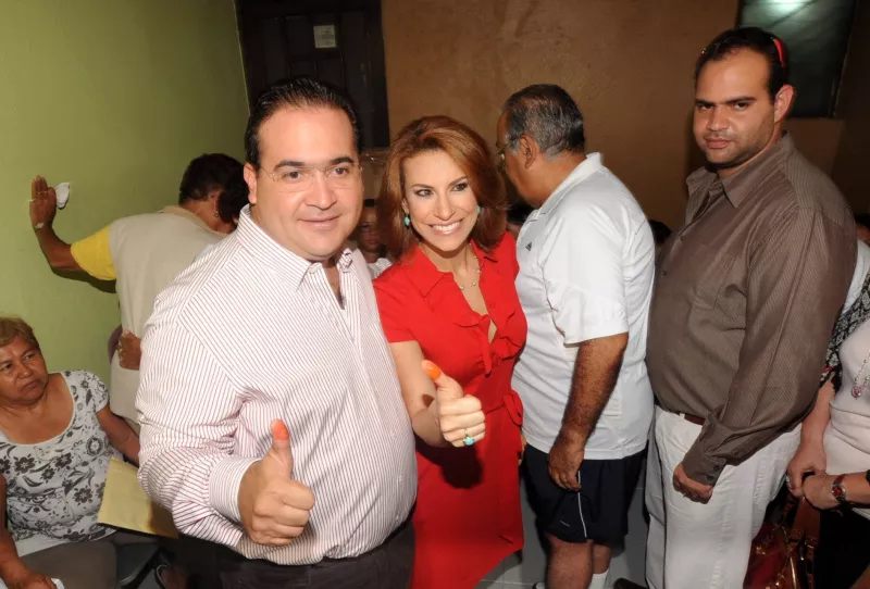 Javier Duarte y Karime Macías