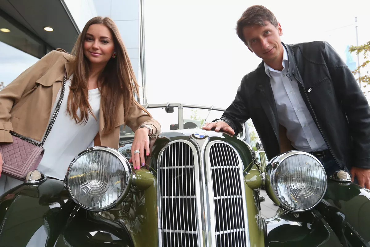 Sergiy Stakhovsky y su esposa Anfisa