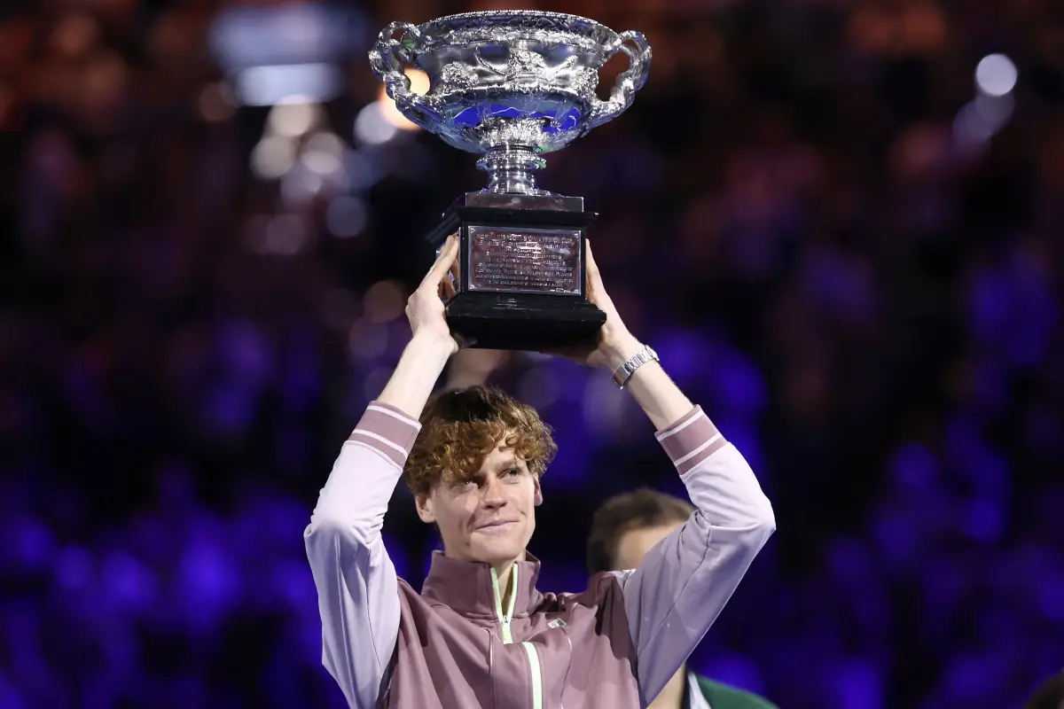 Jannik Sinner se coronó en el primer Grand Slan del año, el Abierto de Australia 2024.