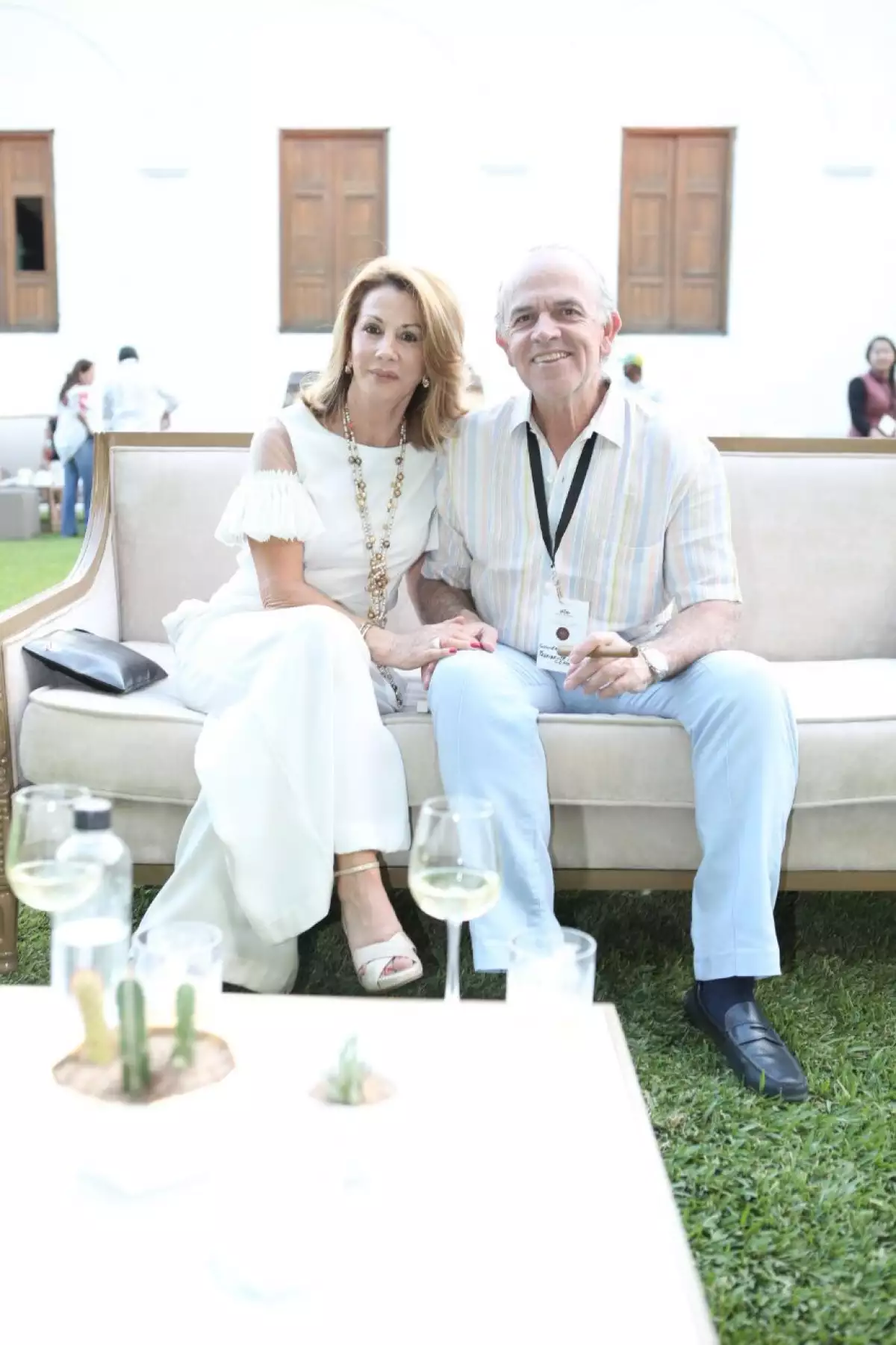 Inés y Guillermo Valencia asistieron al festejo