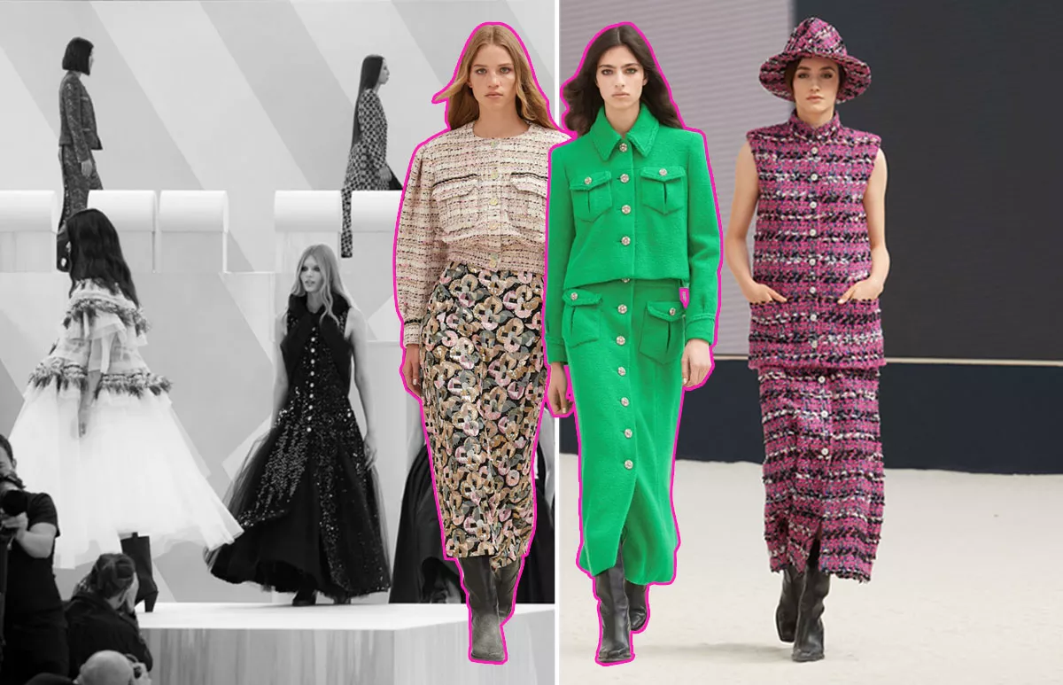 chanel couture cowgirl vaquera sombreros botas