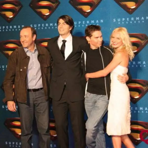 Kevin Spacey, Brandon Routh, Bryan Singer, Kate Bosworth