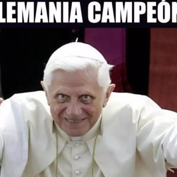 Varias imágenes humorísticas en redes sociales circularon tras saber quien era el campeón del Mundial 2014.