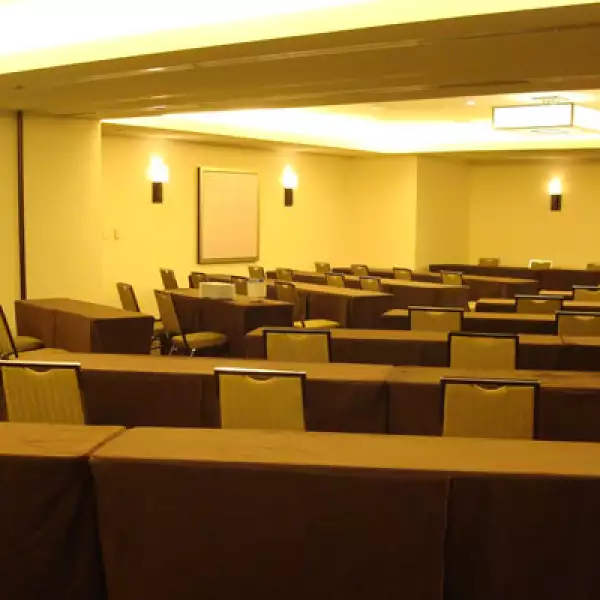 Los 6 salones para reuniones, ubicados en el piso 14, pueden alojar desde 10 personas hasta 170 y están equipados con la tecnología necesaria incluso para intercomunicarse entre ellos.