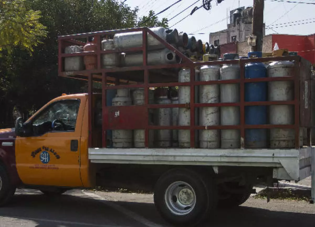 cami�n cilindros gas LP