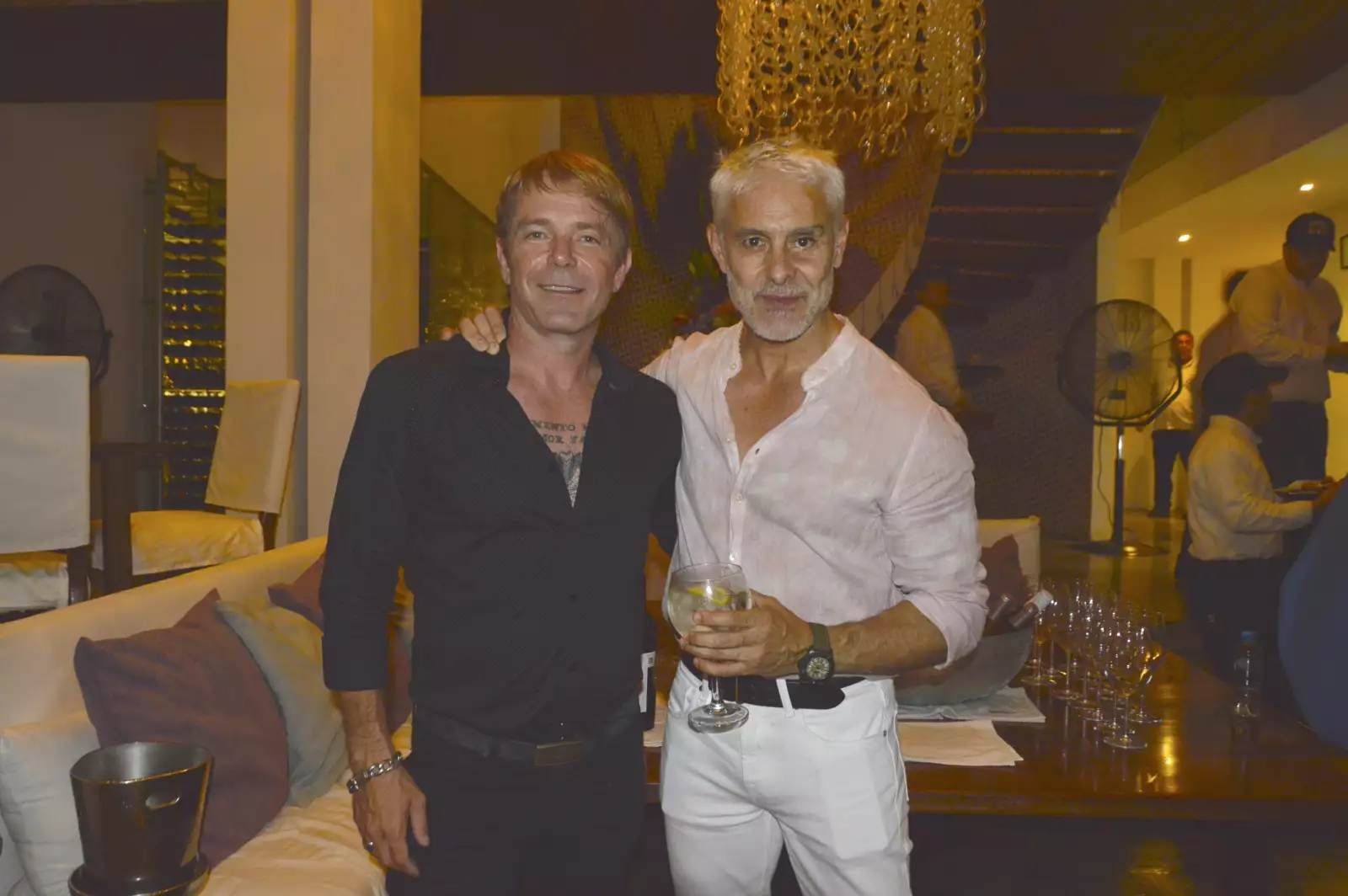 Alfredo Ahnert y Paulino Valdés