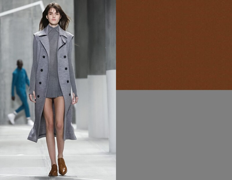 Imita de este look de Lacoste en gris y café.