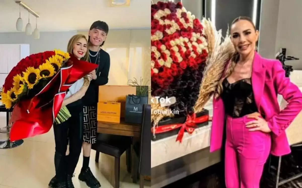 Peso Pluma con sus papás