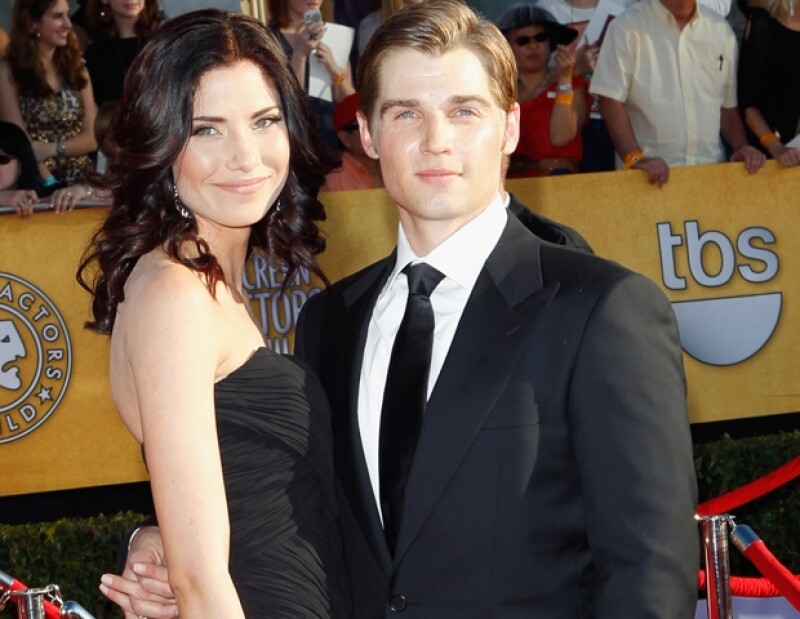 Mike es sumamente familiar y su prioridad son sus hijos. Aquí con su esposa Courtney.