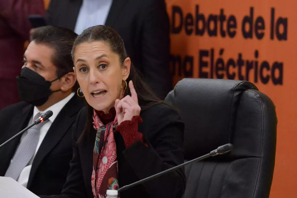 (Claudia Sheinbaum, jefa de Gobierno de la CDMX)